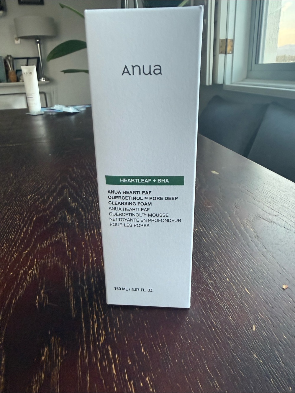 Anua Heartleaf BHA Deep Cleansing Foam — White/Green